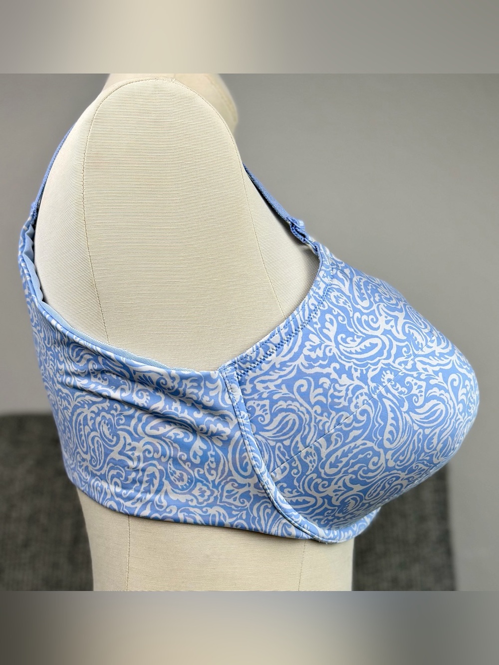 Torrid 40DD Blue Paisley T-Shirt Bra Lightly Lined Underwire Full Coverage - Picture 5 of 6